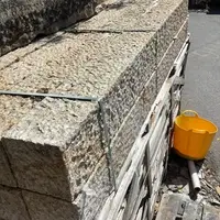 New Golden Granite Gateposts