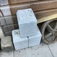 Modern Silver Granite Staddle Stones