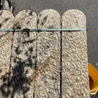 New Golden Granite Gateposts