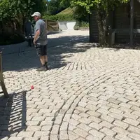 Drive finished in our Golden Granite Cobble